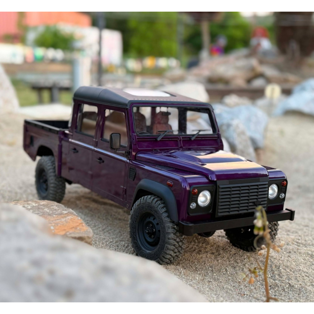 Boom Racing Land Rover Defender 130 High Capacity Pickup 1/10 4WD BRX02 RC Crawler Kit - Image 5