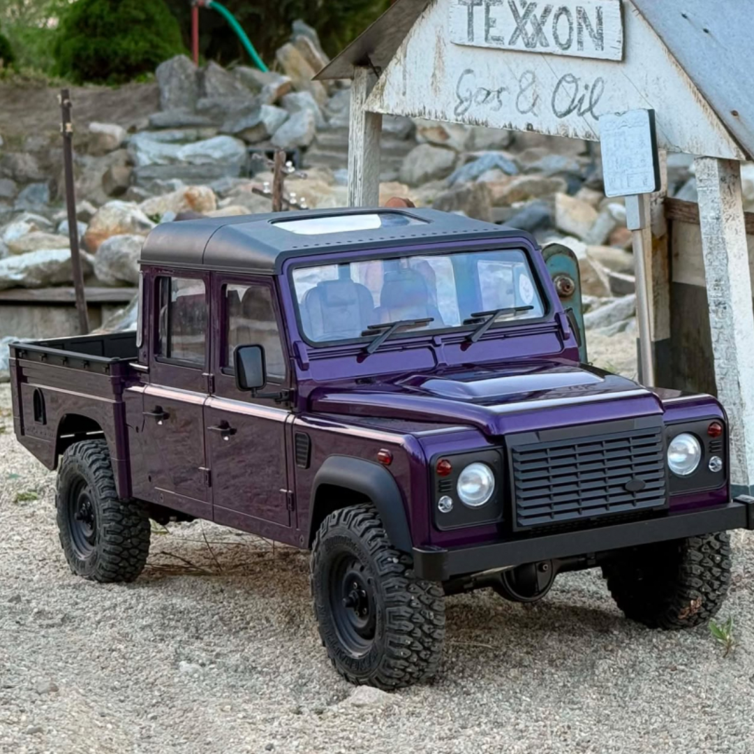 Boom Racing Land Rover Defender 130 High Capacity Pickup 1/10 4WD BRX02 RC Crawler Kit - Image 8